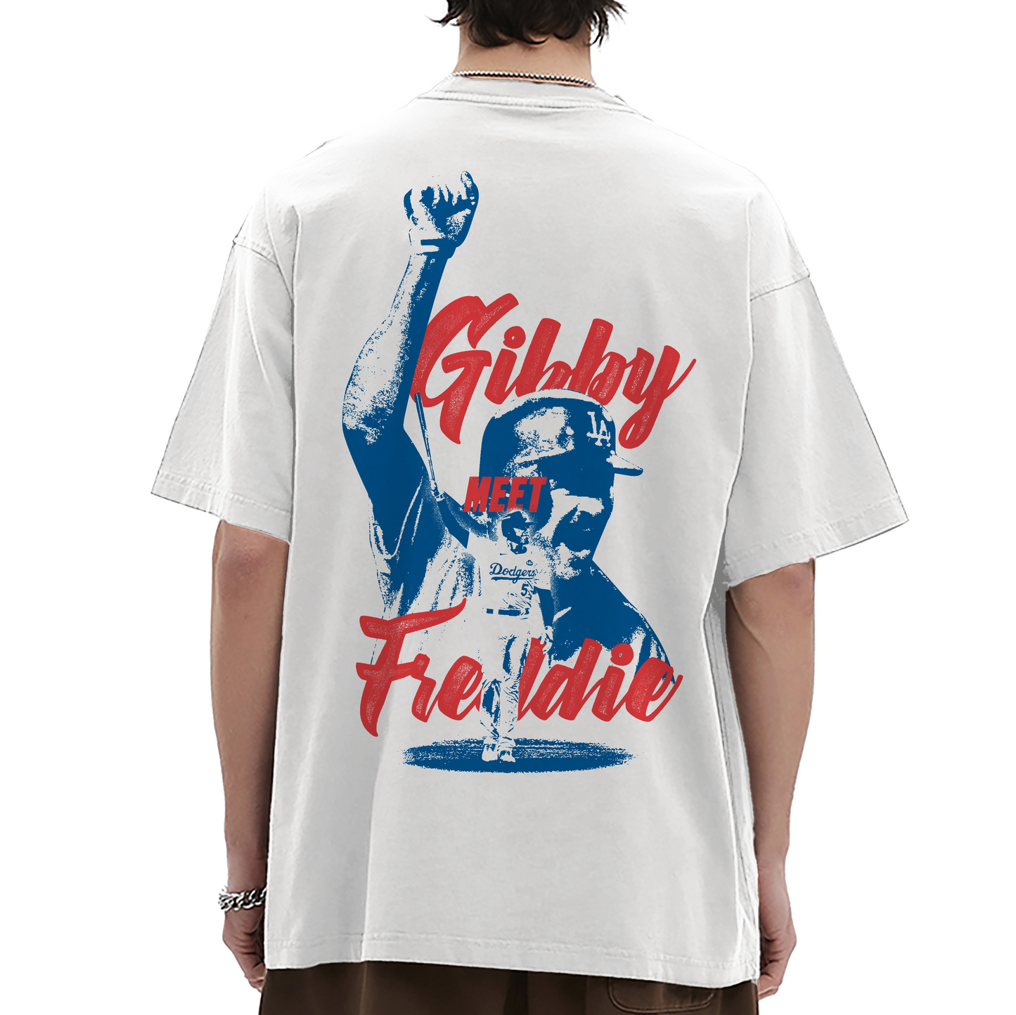 DODGERS FREDDIE MEET GIBBY SHIRT