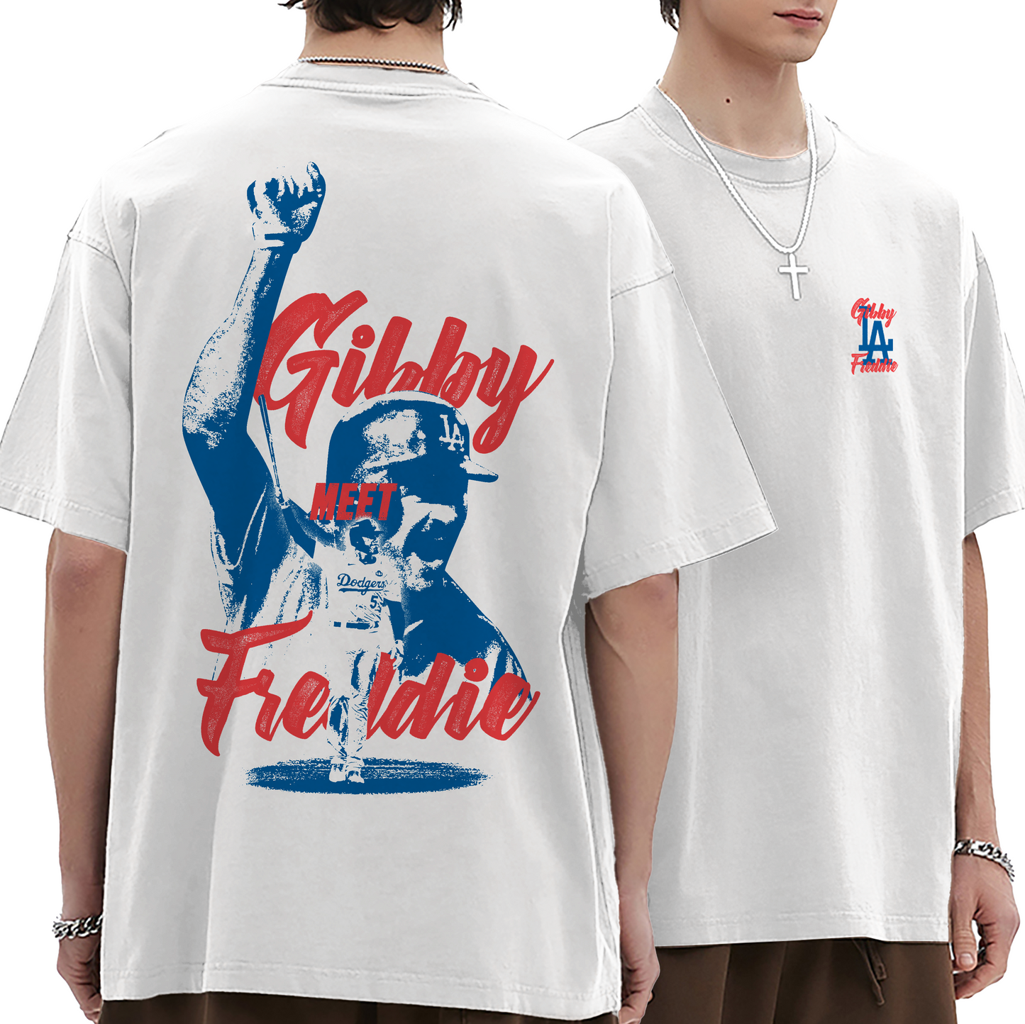 DODGERS FREDDIE MEET GIBBY SHIRT